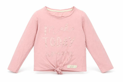 Nutmeg Girls Pink   Basic T-Shirt Size 5-6 Years