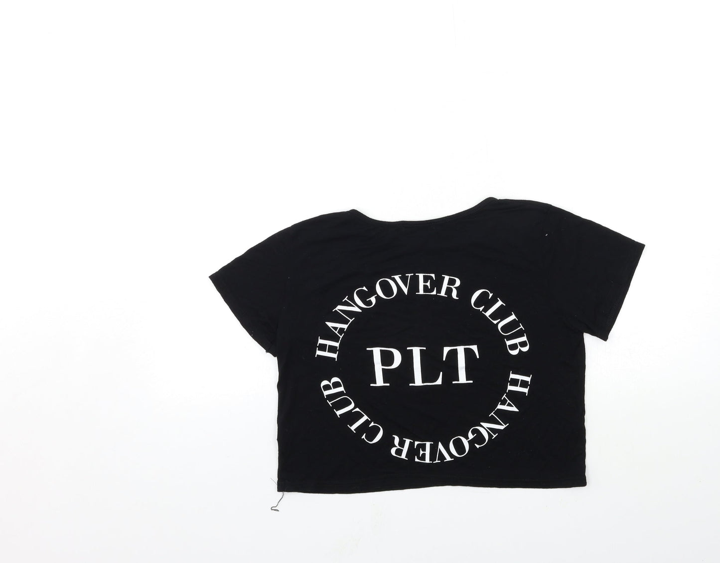 PRETTYLITTLETHING Womens Black   Basic T-Shirt Size 8