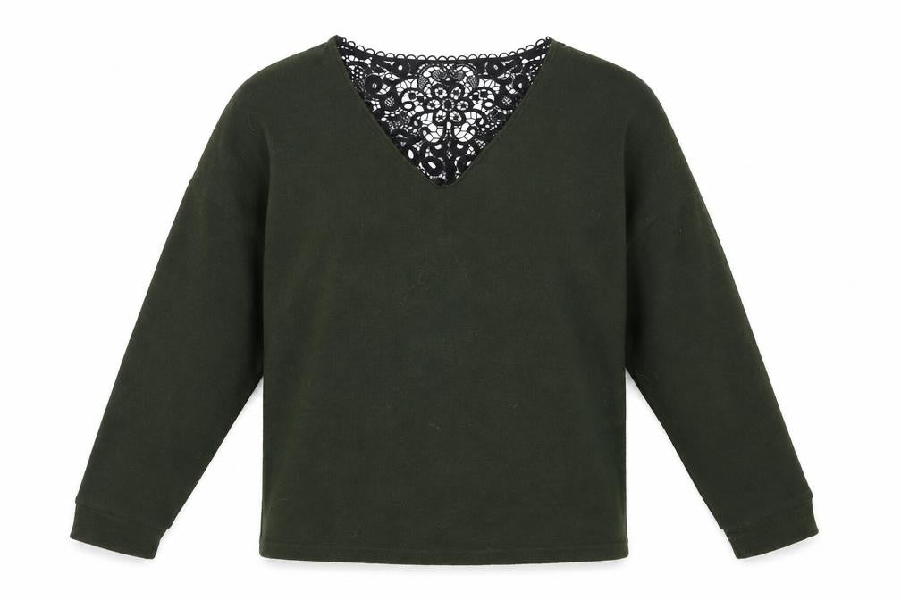 Dorothy Perkins Womens Green  Knit Pullover Jumper Size 8
