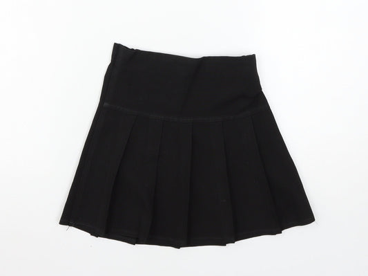 Marks and Spencer Girls Black   Flare Skirt Size 6 Years