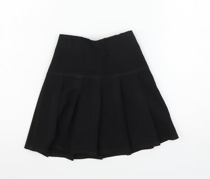 Marks & Spencer Girls Black   Flare Skirt Size 6 Years