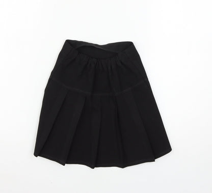 Marks & Spencer Girls Black   Flare Skirt Size 6 Years