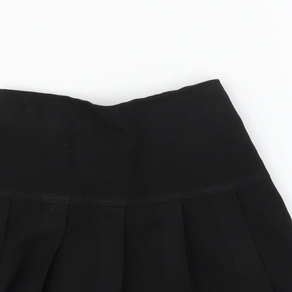 Marks & Spencer Girls Black   Flare Skirt Size 6 Years