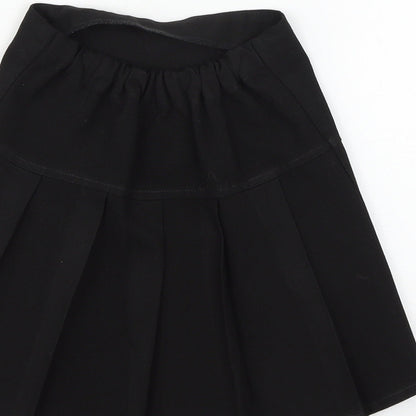 Marks & Spencer Girls Black   Flare Skirt Size 6 Years