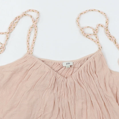 River Island Womens Pink   Basic Blouse Size 10