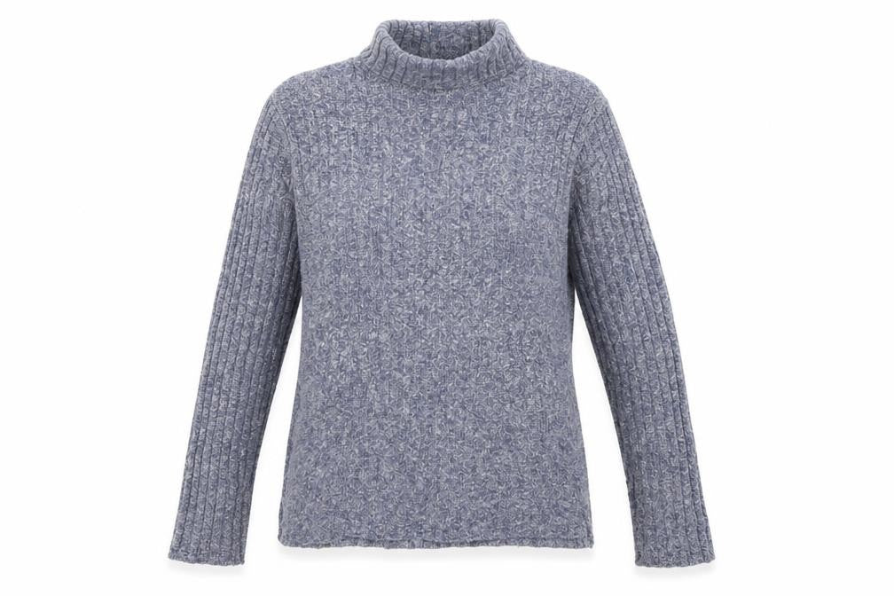 Pilot Womens Blue  Knit Pullover Jumper Size 14
