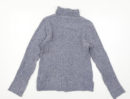 Pilot Womens Blue  Knit Pullover Jumper Size 14