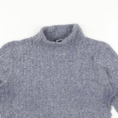 Pilot Womens Blue  Knit Pullover Jumper Size 14