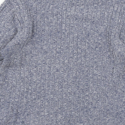 Pilot Womens Blue  Knit Pullover Jumper Size 14