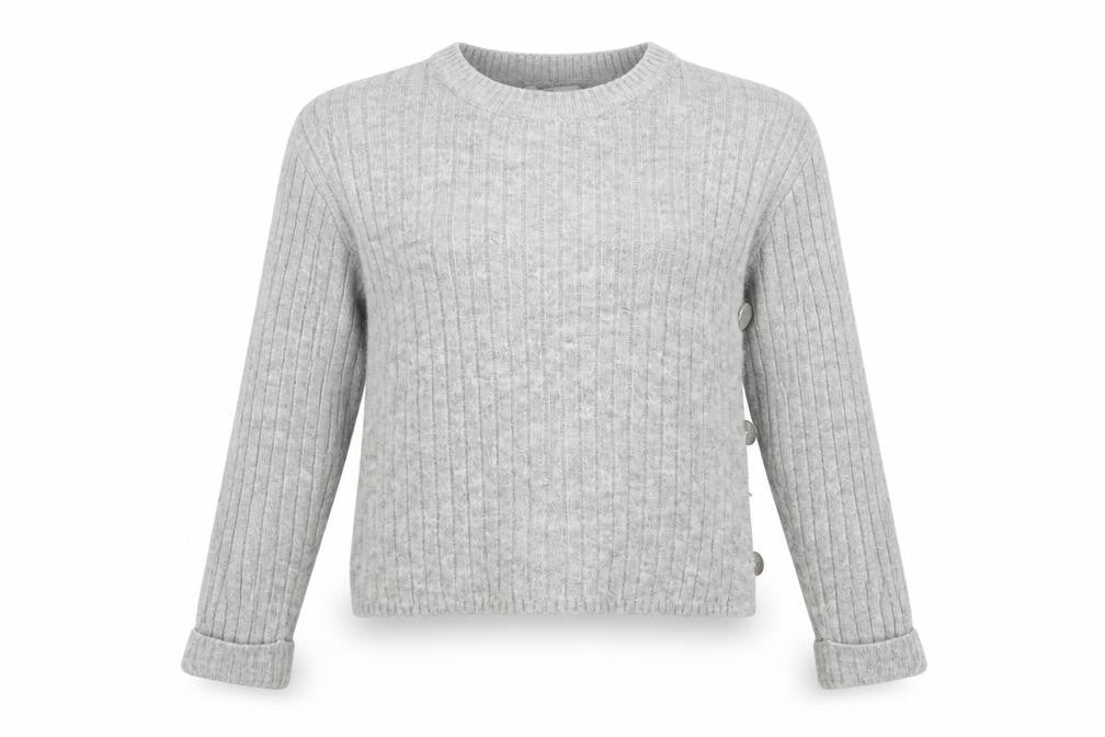 George Womens Grey  Knit Pullover Jumper Size M