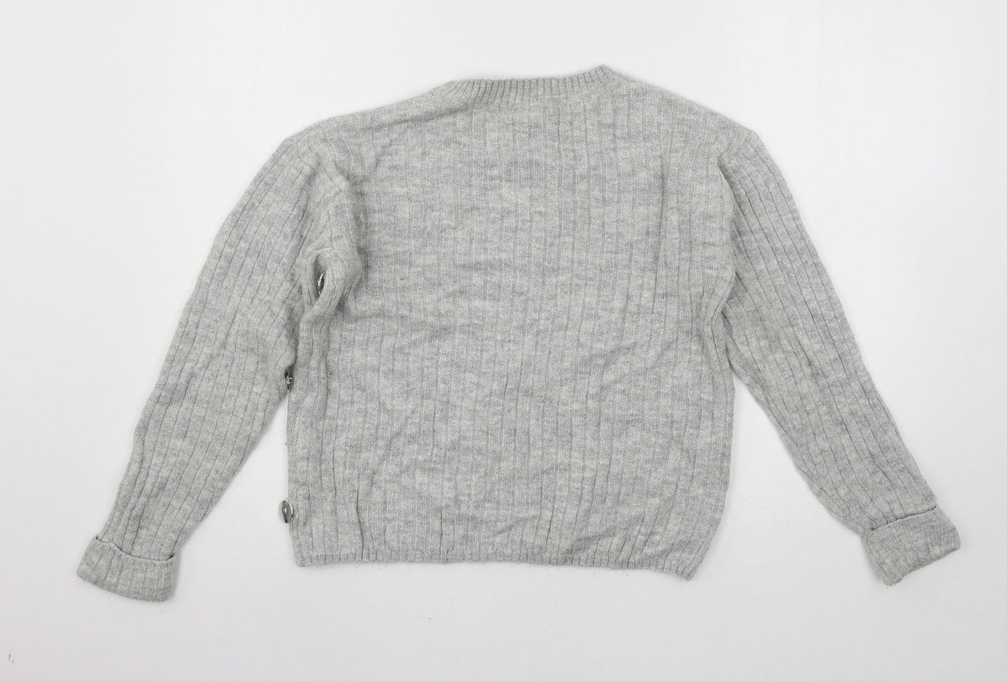 George Womens Grey  Knit Pullover Jumper Size M