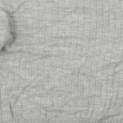 George Womens Grey  Knit Pullover Jumper Size M