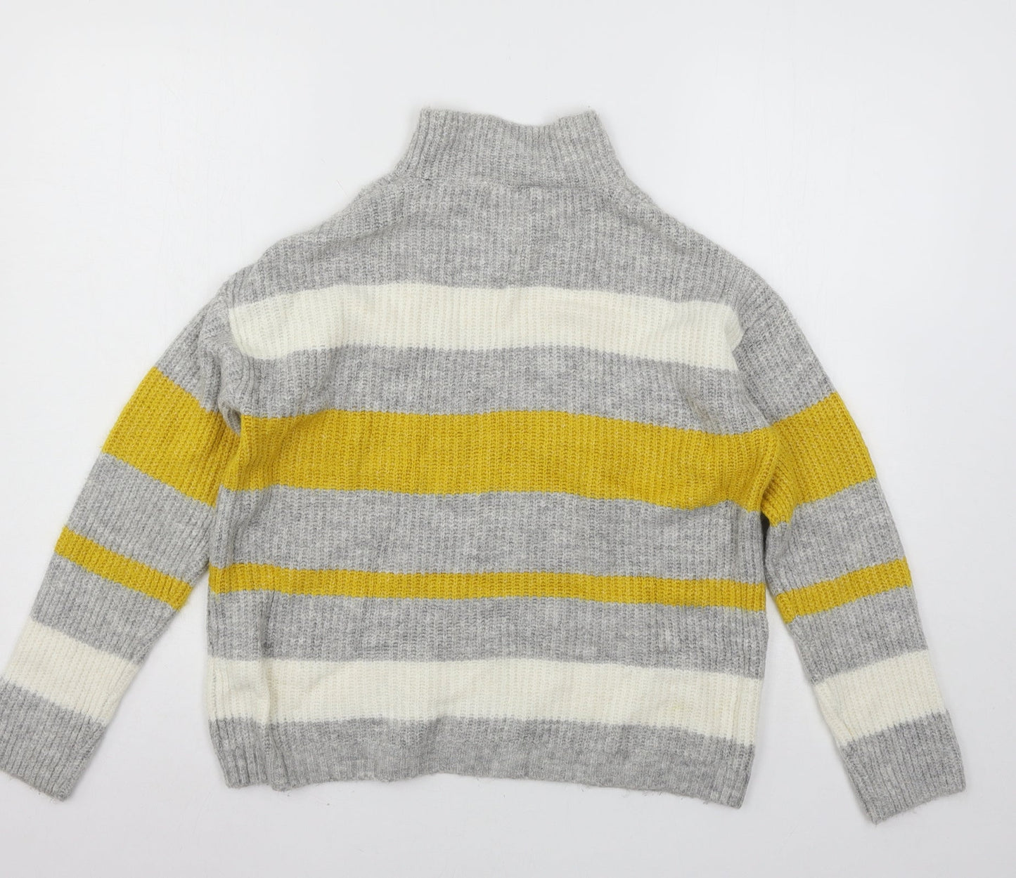 Matalan Womens Multicoloured Striped Knit Pullover Jumper Size M