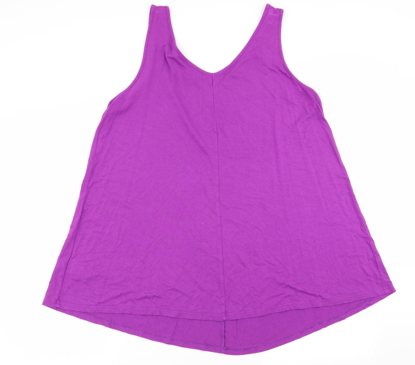 Preworn Womens Purple   Basic Tank Size 20