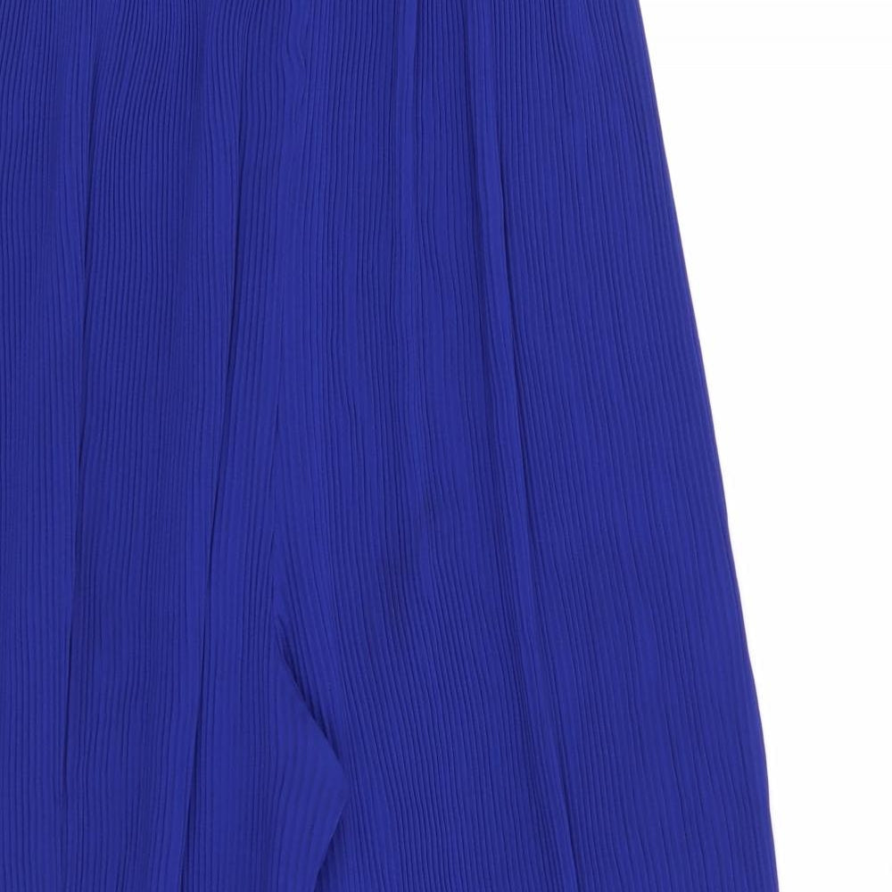 Zara Womens Blue   Trousers  Size 4 L22 in - Stretch waistband