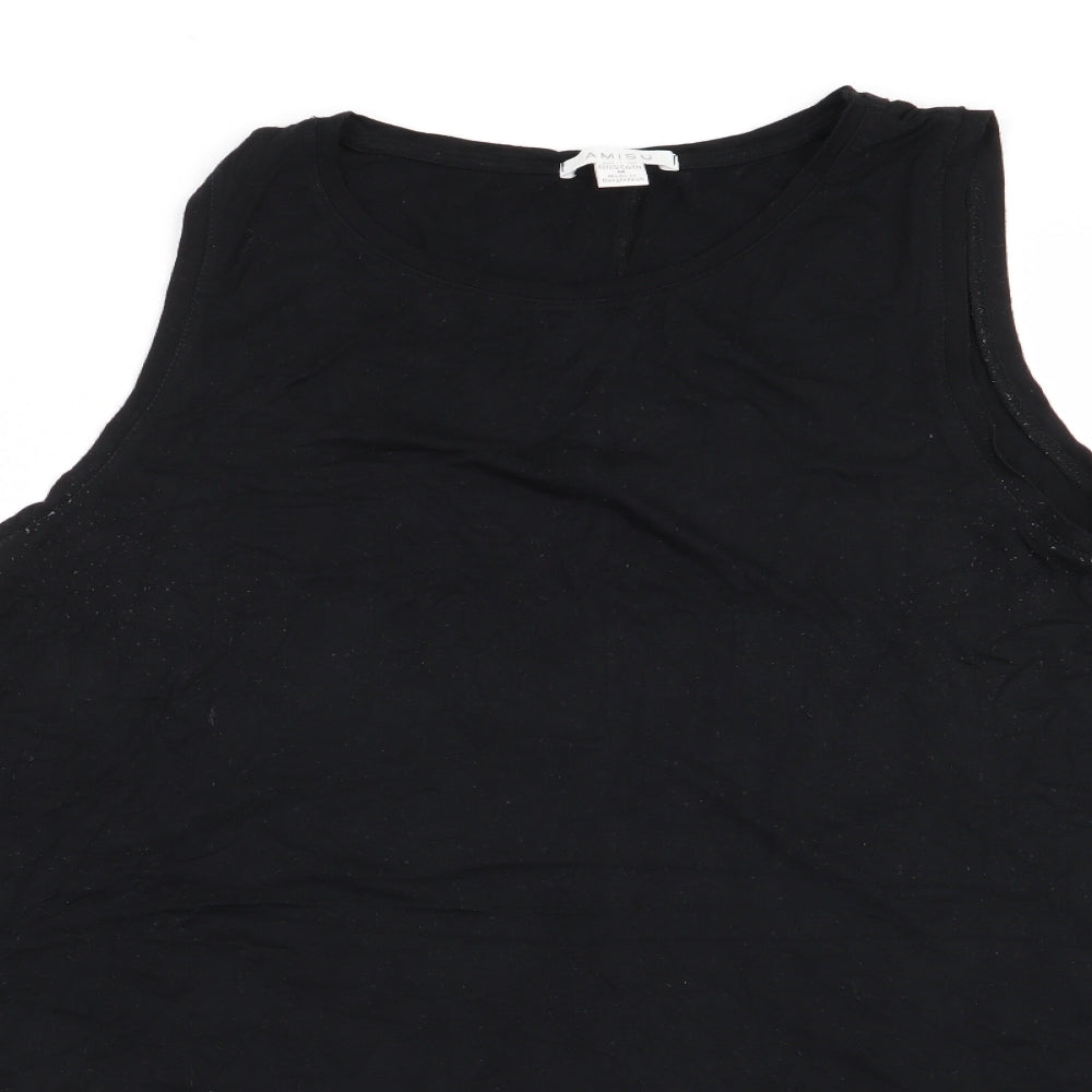 Amisu Womens Black   Basic Tank Size M