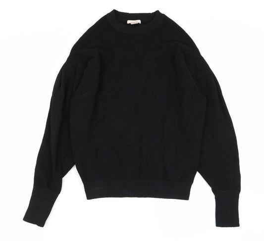 H&M Womens Black   Pullover Jumper Size 8