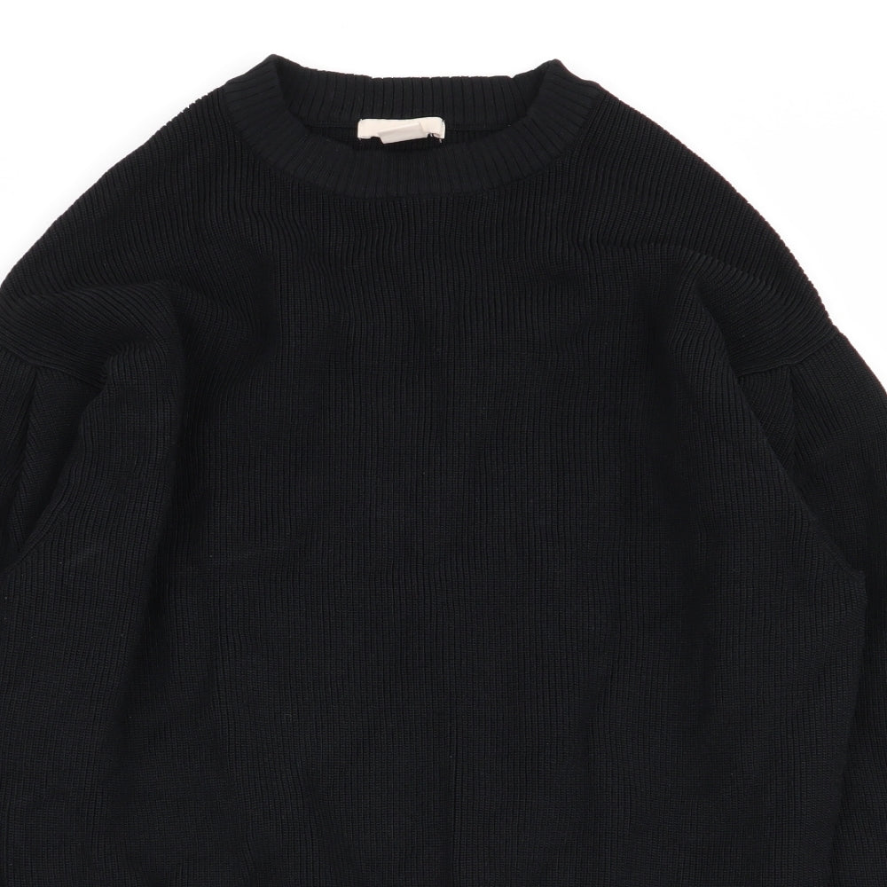 H&M Womens Black   Pullover Jumper Size 8