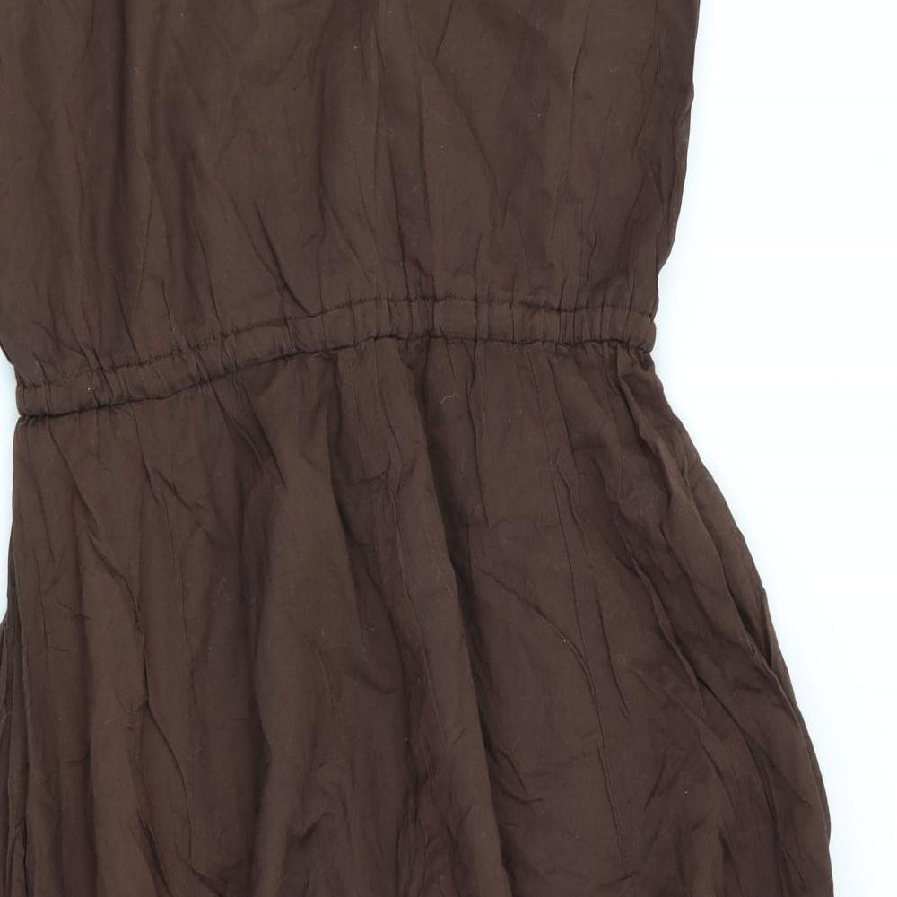 Preworn Womens Brown   Fit & Flare  Size S