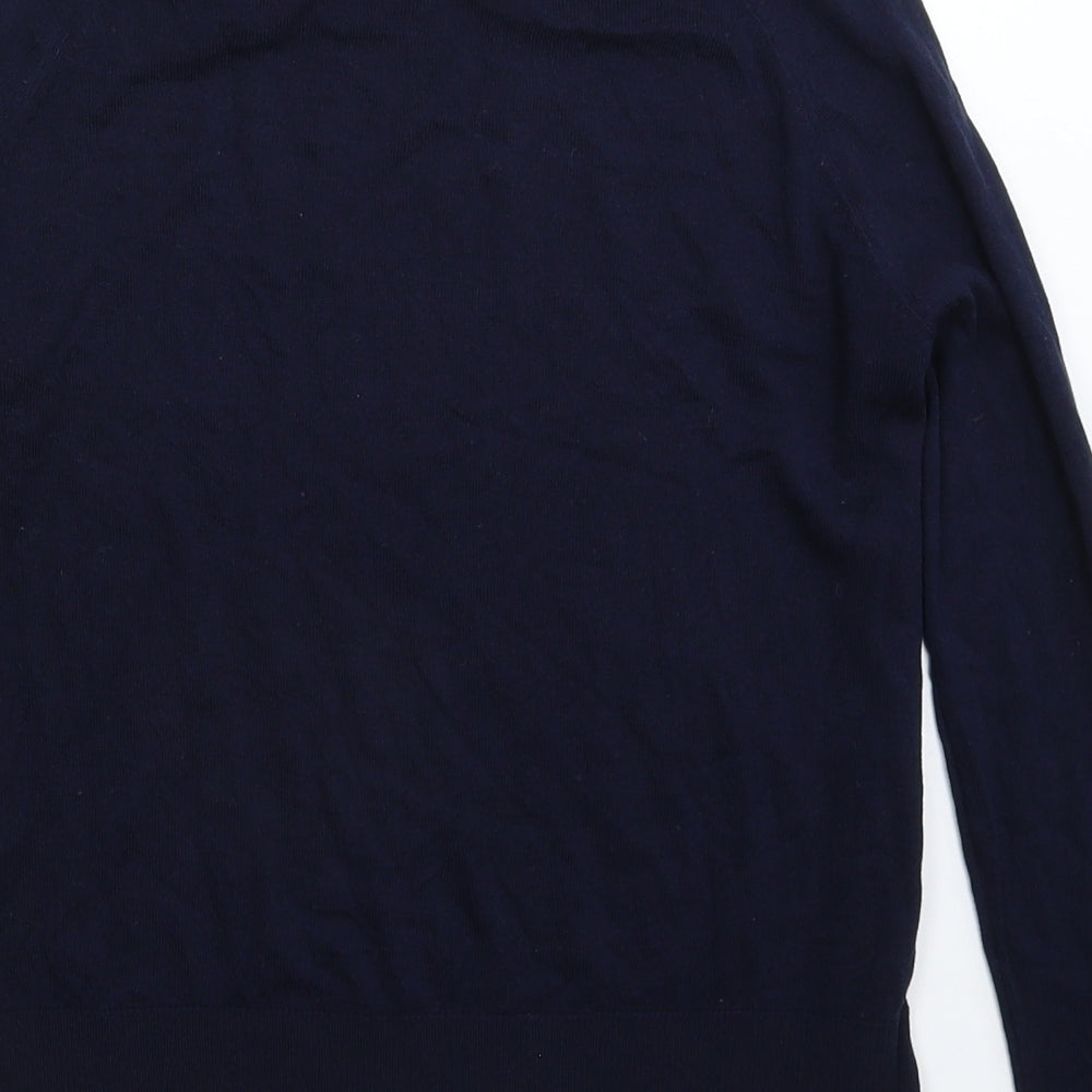 M&Co Womens Blue  Knit Pullover Jumper Size 8