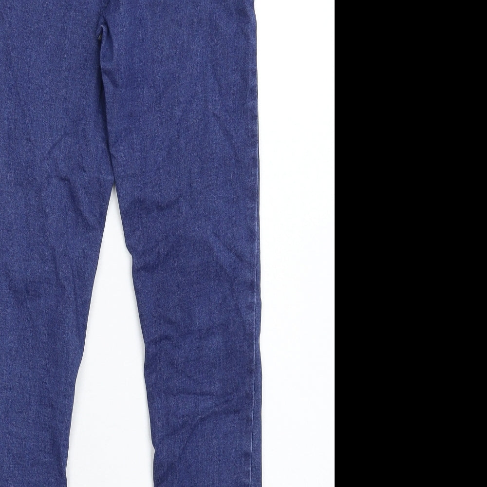 Denim & Co. Womens Blue  Denim Jegging Jeans Size 8 L26 in