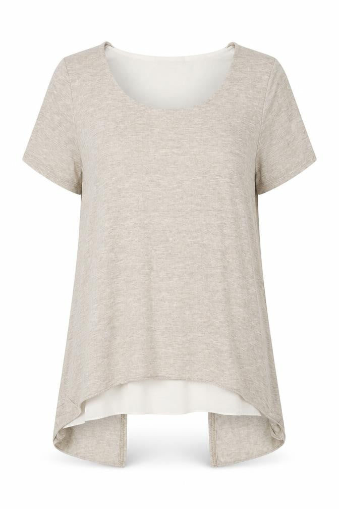 Quiz Womens Grey   Basic T-Shirt Size 8