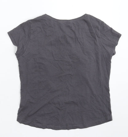 H&M Boys Grey   Basic T-Shirt Size 11-12 Years