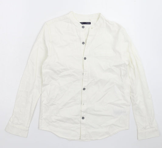 NEXT Boys White   Basic Button-Up Size 12 Years