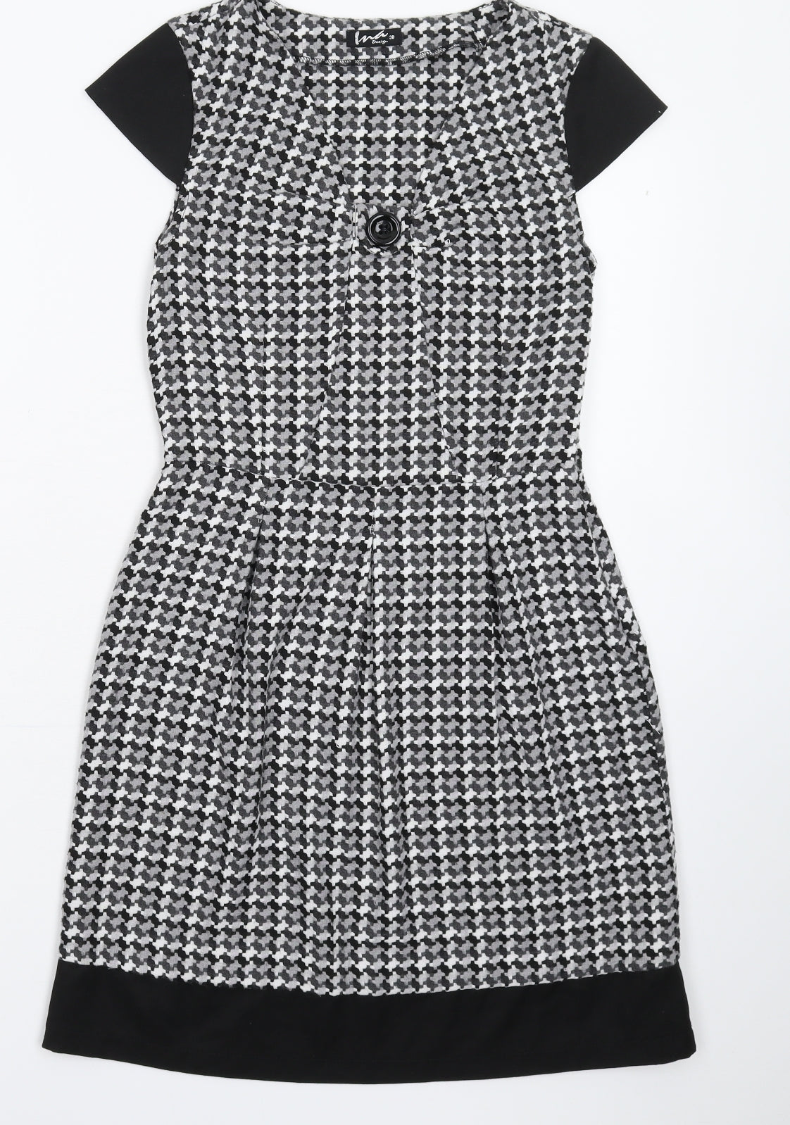 Ina Design Womens Grey   Fit & Flare  Size 10