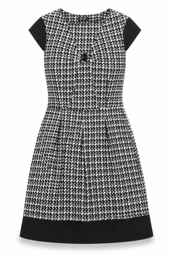 Ina Design Womens Grey   Fit & Flare  Size 10