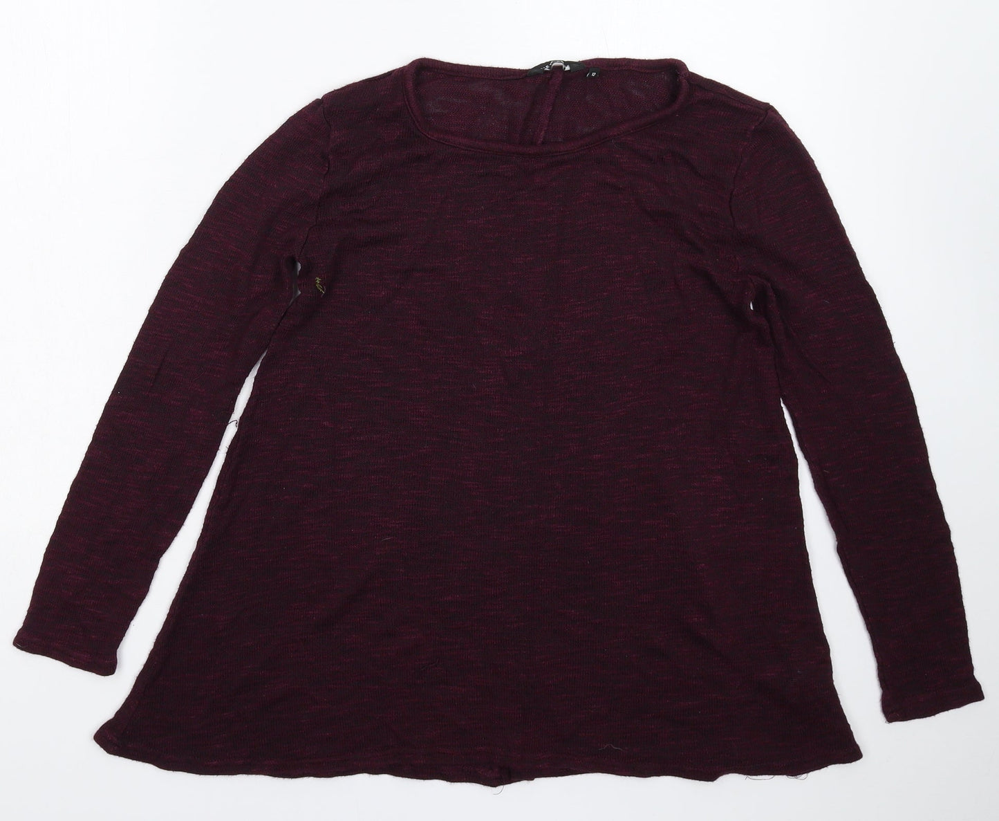 New Look Womens Brown  Knit Pullover Jumper Size 12