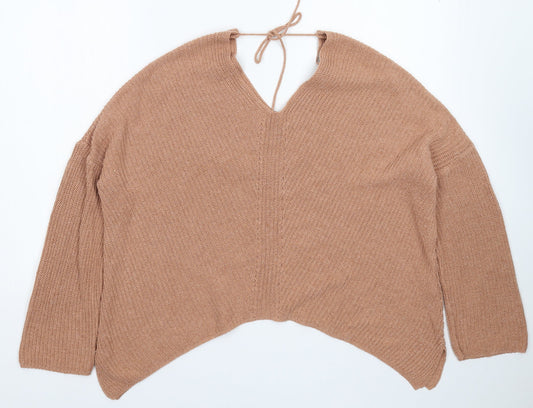 ASOS Womens Beige  Knit Pullover Jumper Size 10  - Oversized