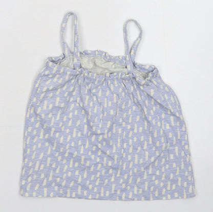 Preloved Nutmeg Girls Blue   Basic Tank Size 6-7 Years - Back