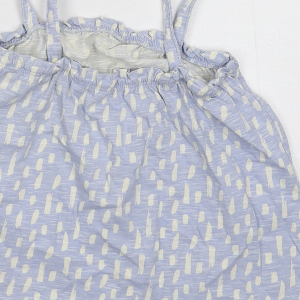 Nutmeg Girls Blue   Basic Tank Size 6-7 Years