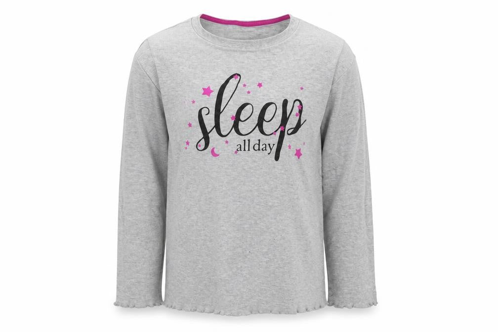 George Girls Grey   Basic T-Shirt Size 7-8 Years