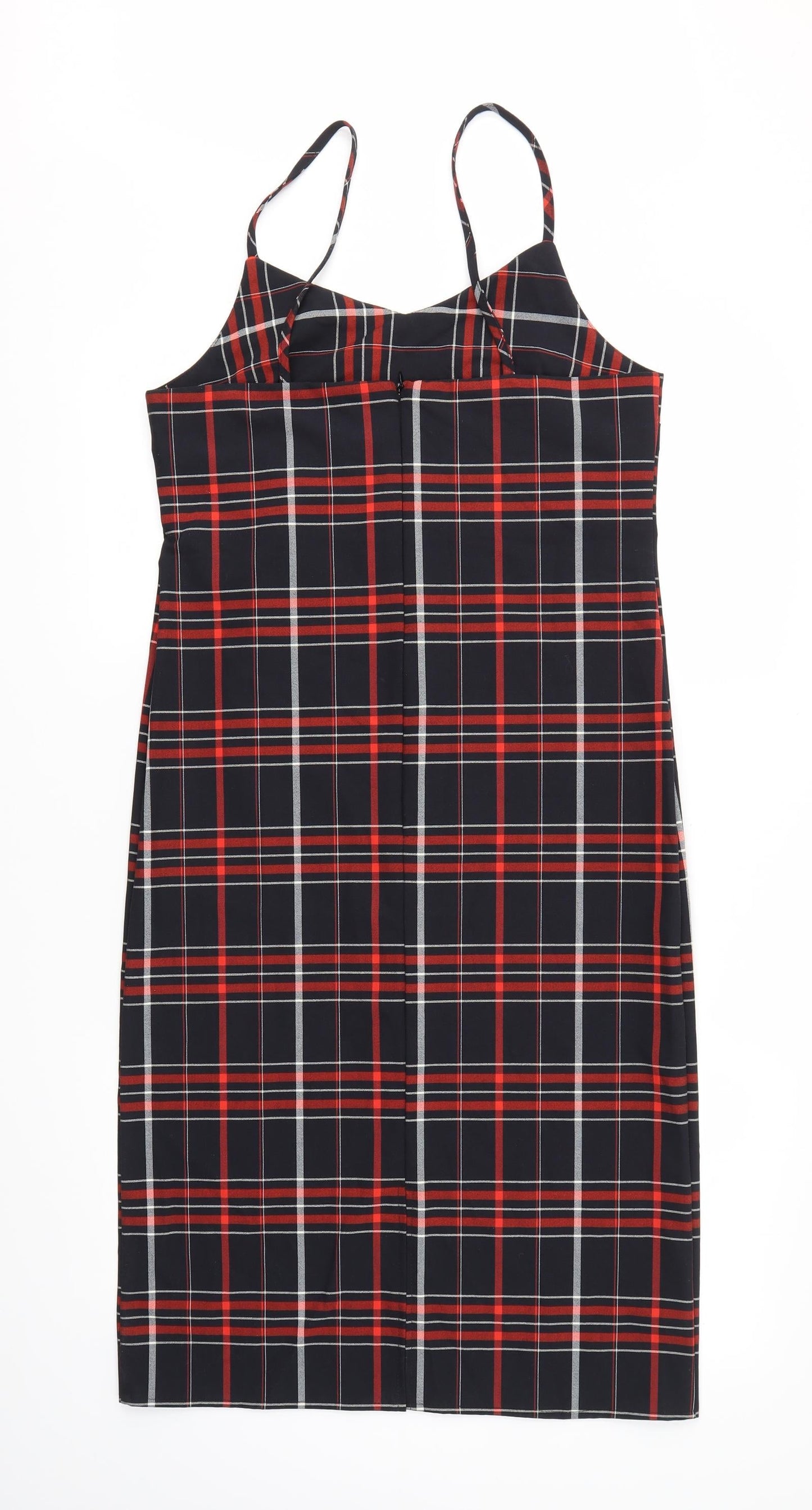 New Look Womens Multicoloured Check  Fit & Flare  Size 10
