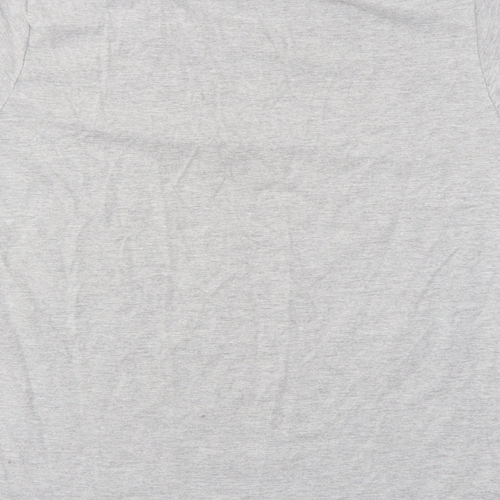Gildan Womens Grey   Basic T-Shirt Size L