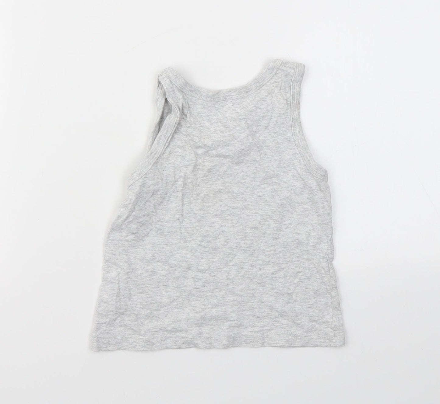 George Boys Grey Geometric  Basic T-Shirt Size 3-4 Years