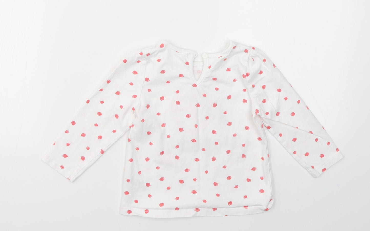 M&Co Girls Multicoloured Geometric  Basic T-Shirt Size 12-18 Months
