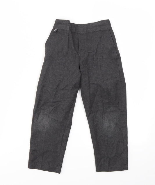 INNOVATION  Girls Grey Ikat  Jogger Trousers Size 5 Years
