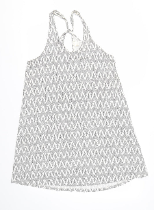H&M Womens Multicoloured Argyle/Diamond  Fit & Flare  Size S