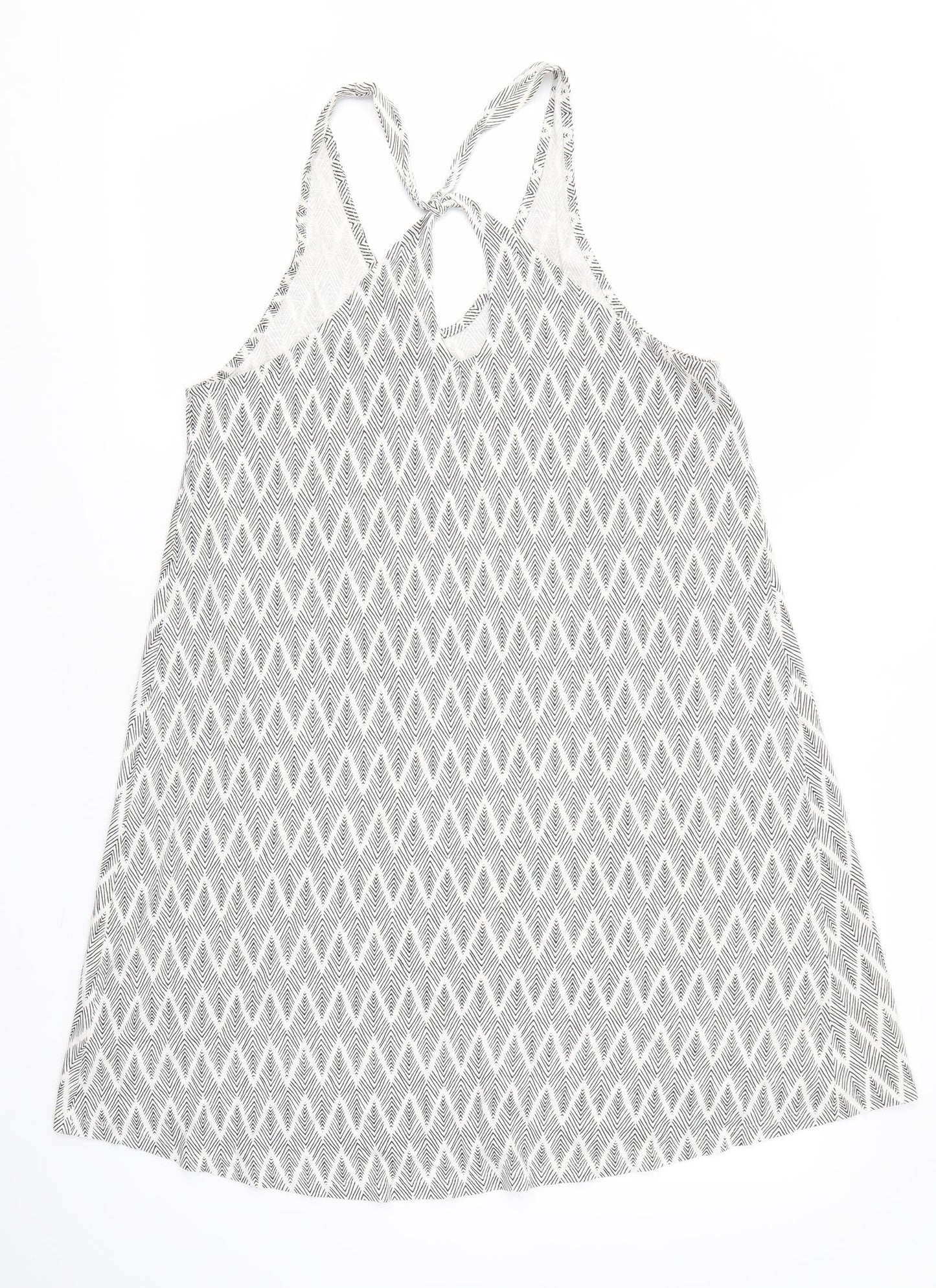 H&M Womens Multicoloured Argyle/Diamond  Fit & Flare  Size S