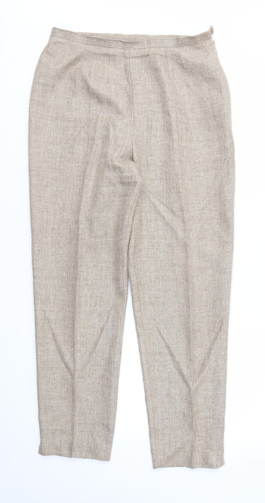 M&S Womens Brown   Trousers  Size 30 in L28 in