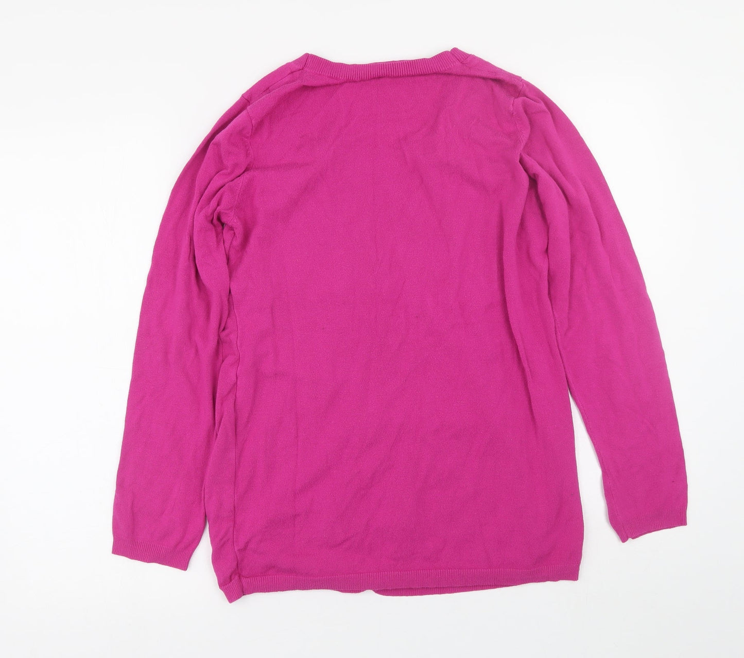 BHS Womens Pink Striped  Pullover Jumper Size 14