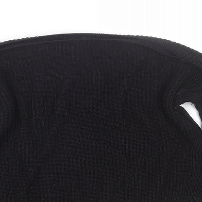 PRETTYLITTLETHING Womens Black   Pullover Jumper Size 4