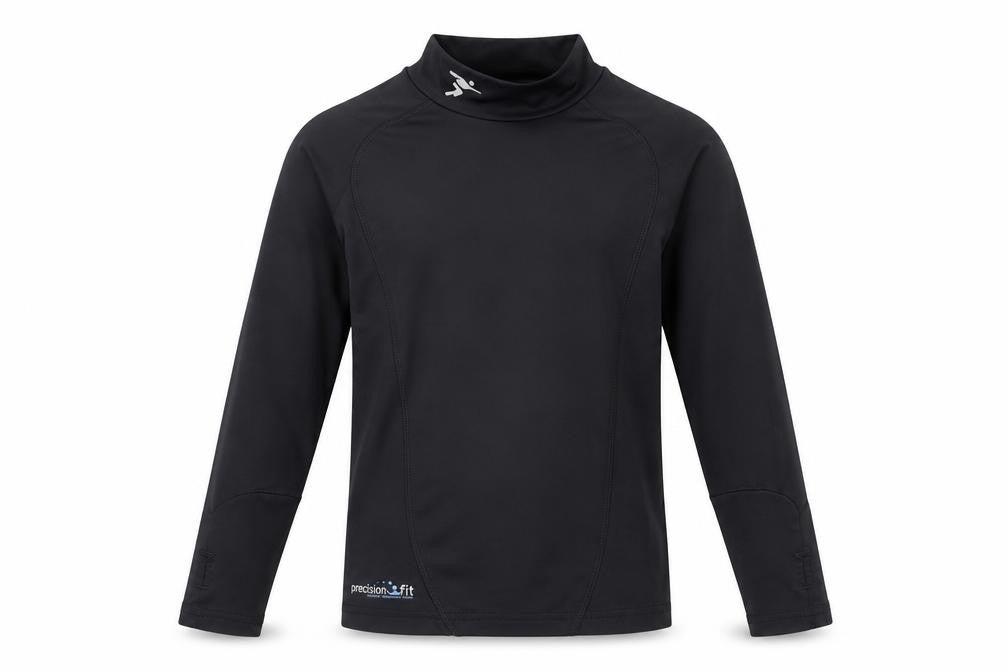 Precision Fit Boys Black   Jersey T-Shirt Size 4-5 Years