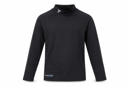 Precision Fit Boys Black   Jersey T-Shirt Size 4-5 Years