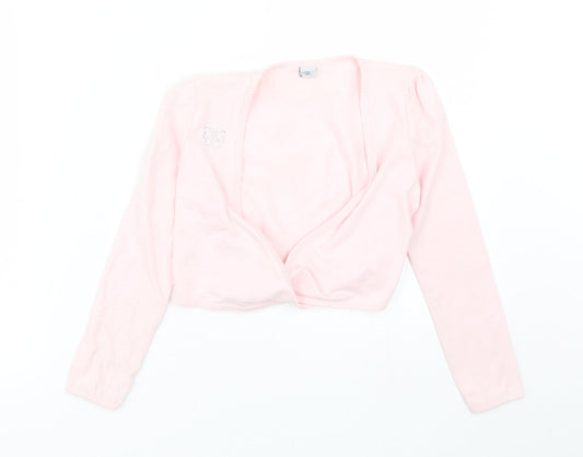TU Girls Pink   Basic T-Shirt Size 7 Years