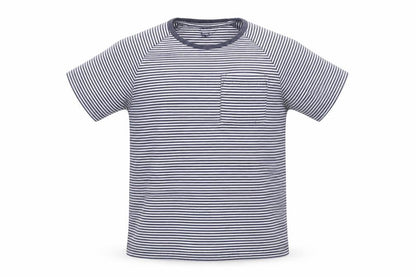 Tu Boys Blue Striped  Basic T-Shirt Size 6-7 Years