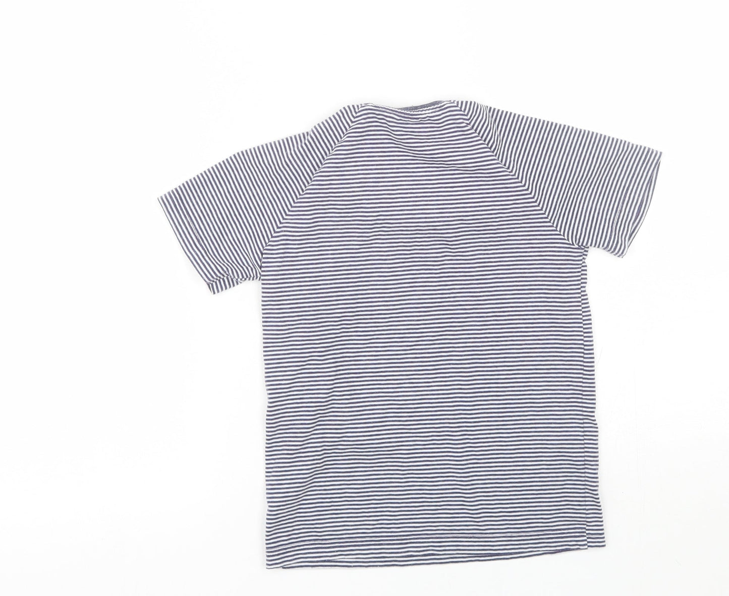 TU Boys Blue Striped  Basic T-Shirt Size 6-7 Years